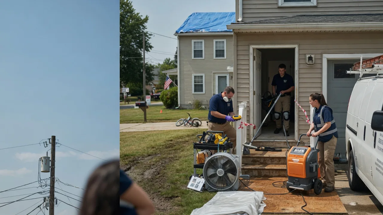 Water Damage Repair in Middle Point, OH near me